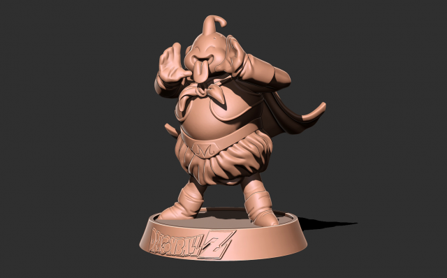 Dragon Ball Z - Majin Buu 3D print model 3D 打印模型 .c4d .max .obj .3ds .fbx .stl .blend
