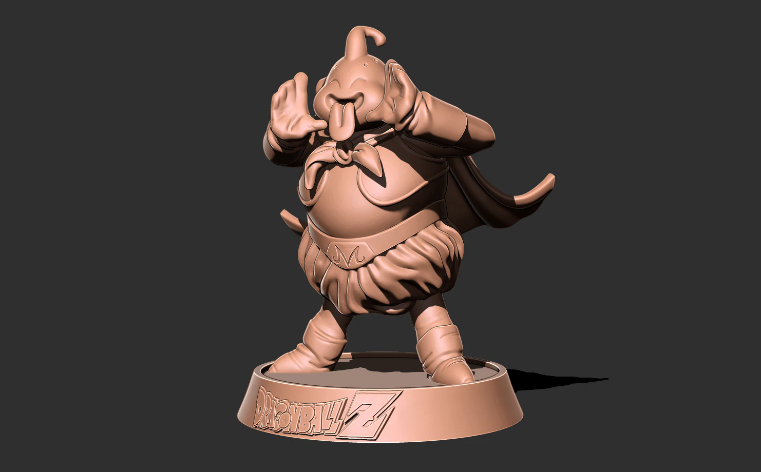 Dragon Ball Z - Majin Buu 3D print model 3D Print Model .c4d .max .obj .3ds .fbx .stl .blend 