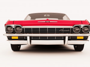 Chevrolet Impala 1965 3D print model 3D 打印模型