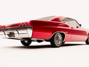 Chevrolet Impala 1965 3D print model 3D 打印模型