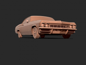Chevrolet Impala 1965 3D print model 3D 打印模型