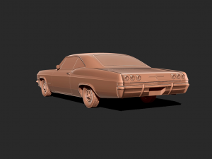 Chevrolet Impala 1965 3D print model 3D 打印模型
