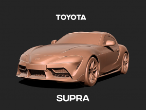 Toyota Supra 3D print model 3D Print Model