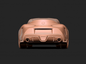 Toyota Supra 3D print model 3D Принт Модель