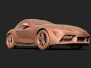 Toyota Supra 3D print model 3D Принт Модель
