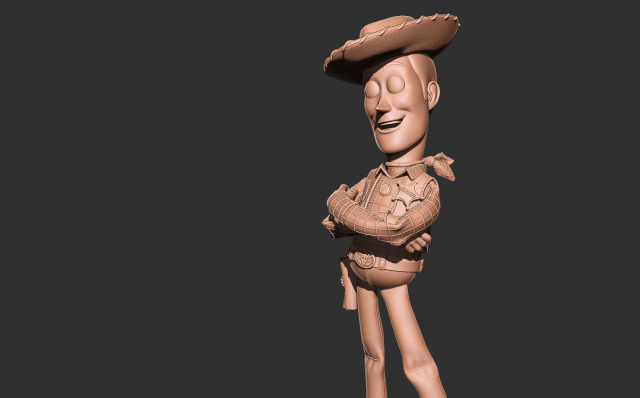 Woody from Toy Story 3D print model Model do druku 3D .c4d .max .obj .3ds .fbx .stl .blend 