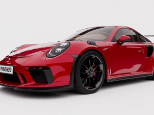 Porsche 911 3D print model 3D-Druckmodell