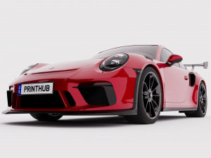Porsche 911 3D print model 3D-Druckmodell