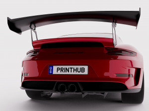 Porsche 911 3D print model 3D-Druckmodell