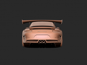 Porsche 911 3D print model 3D-Druckmodell