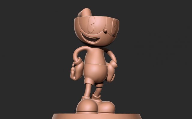Cuphead 3D print model 3D Print Model .c4d .max .obj .3ds .fbx .stl .blend 