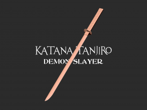 Katana tanjiro Demon slayer - 3D print model 3D Print Model