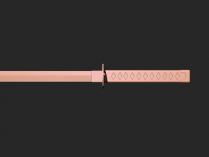 Katana tanjiro Demon slayer - 3D print model 3D प्रिंट मॉडल
