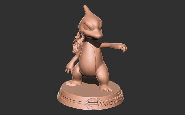 Pokemon - Charmeleon 3D print model Modello di stampa 3D .c4d .max .obj .3ds .fbx .stl .blend 