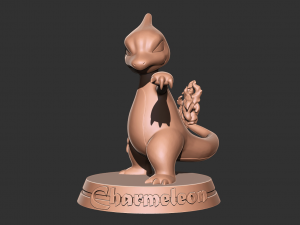 Pokemon - Charmeleon 3D print model Modello di stampa 3D