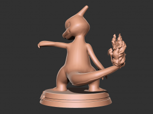 Pokemon - Charmeleon 3D print model Modello di stampa 3D