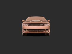 Dodge challenger Car 3D print model Model do druku 3D