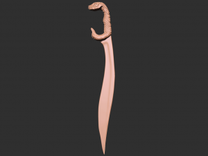 Assassins Creed Odyssey Snake Sword 3D 프린트 모델
