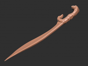 Assassins Creed Odyssey Snake Sword 3D 프린트 모델