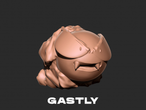 Pokemon - gastly 3d print model 3D Принт Модель