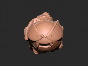 Pokemon - gastly 3d print model 3D 打印模型