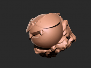 Pokemon - gastly 3d print model 3D 打印模型