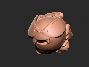 Pokemon - gastly 3d print model 3D 打印模型