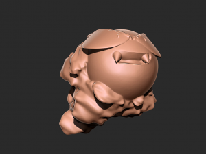 Pokemon - gastly 3d print model 3D 打印模型