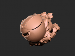 Pokemon - gastly 3d print model 3D 打印模型