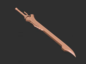 Devil May Cry Red Queen Sword 3d print model 3D Print Model