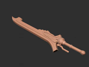 Devil May Cry Red Queen Sword 3d print model 3D Print Model