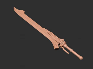Devil May Cry Red Queen Sword 3d print model 3D Print Model