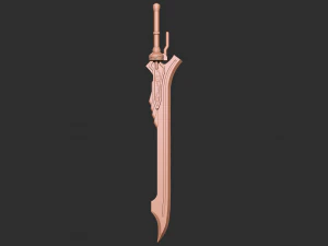 Devil May Cry Red Queen Sword 3d print model 3D Print Model