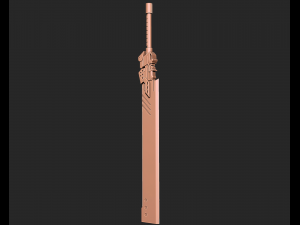 Nier Automata - Type-40 Blade 3d print model Model Cetak 3D