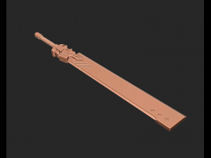 Nier Automata - Type-40 Blade 3d print model Model Cetak 3D