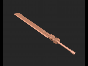 Nier Automata - Type-40 Blade 3d print model Model Cetak 3D