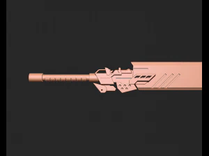 Nier Automata - Type-40 Blade 3d print model 3D Print Model