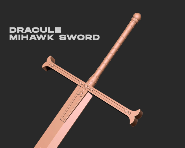 Yoru Dracule Mihawk Sword 3d print model 3D Print Model .c4d .max .obj .3ds .fbx .stl .blend 