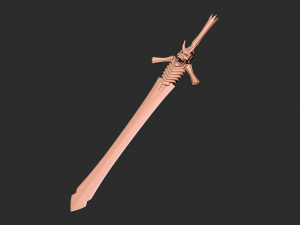 Devil May Cry Rebellion Sword 3d print model 3D Print Model