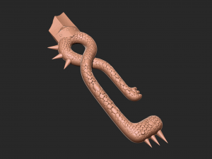 Meliodas Dragon handle Sword 3D-printmodel