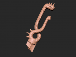 Meliodas Dragon handle Sword 3D-printmodel