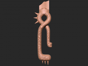 Meliodas Dragon handle Sword 3D-printmodel