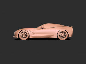 Chevrolet Corvette C7 3d Print model Modelo de Impressão 3D