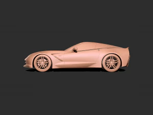 Chevrolet Corvette C7 3d Print model 3D Print Model