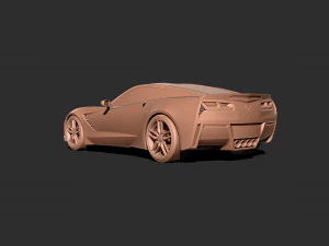 Chevrolet Corvette C7 3d Print model 3D Print Model