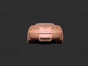 Chevrolet Corvette C7 3d Print model 3D Print Model