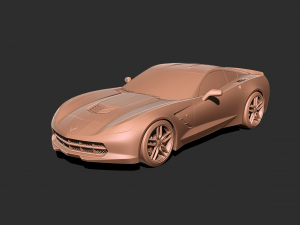 Chevrolet Corvette C7 3d Print model Modelo de Impressão 3D