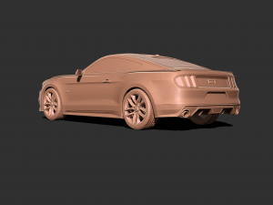 Mustang GT 2015 3D 프린트 모델
