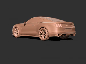 Mustang GT 2015 3D Print Model