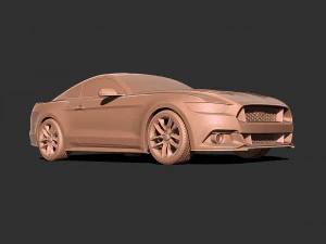 Mustang GT 2015 3D Print Model